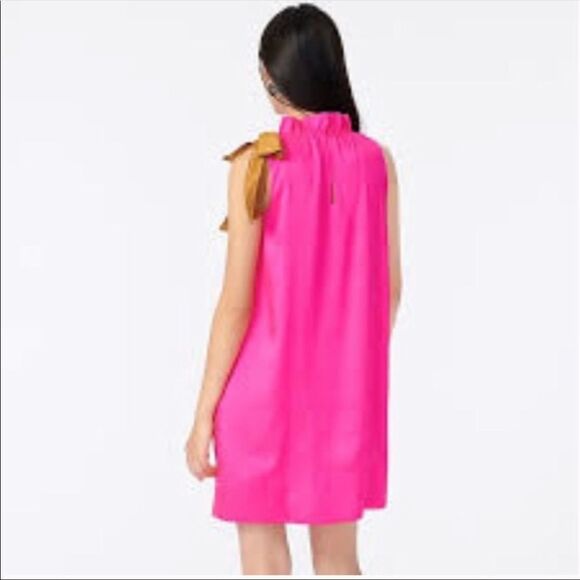 🔥J Crew swingy bow neck dress Jcrew New Sz Small New - Picture 2 of 13
